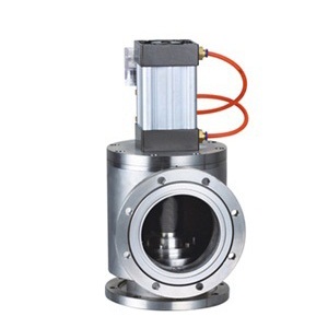 Model GDQ pneumatic high vacuum baffle valve
